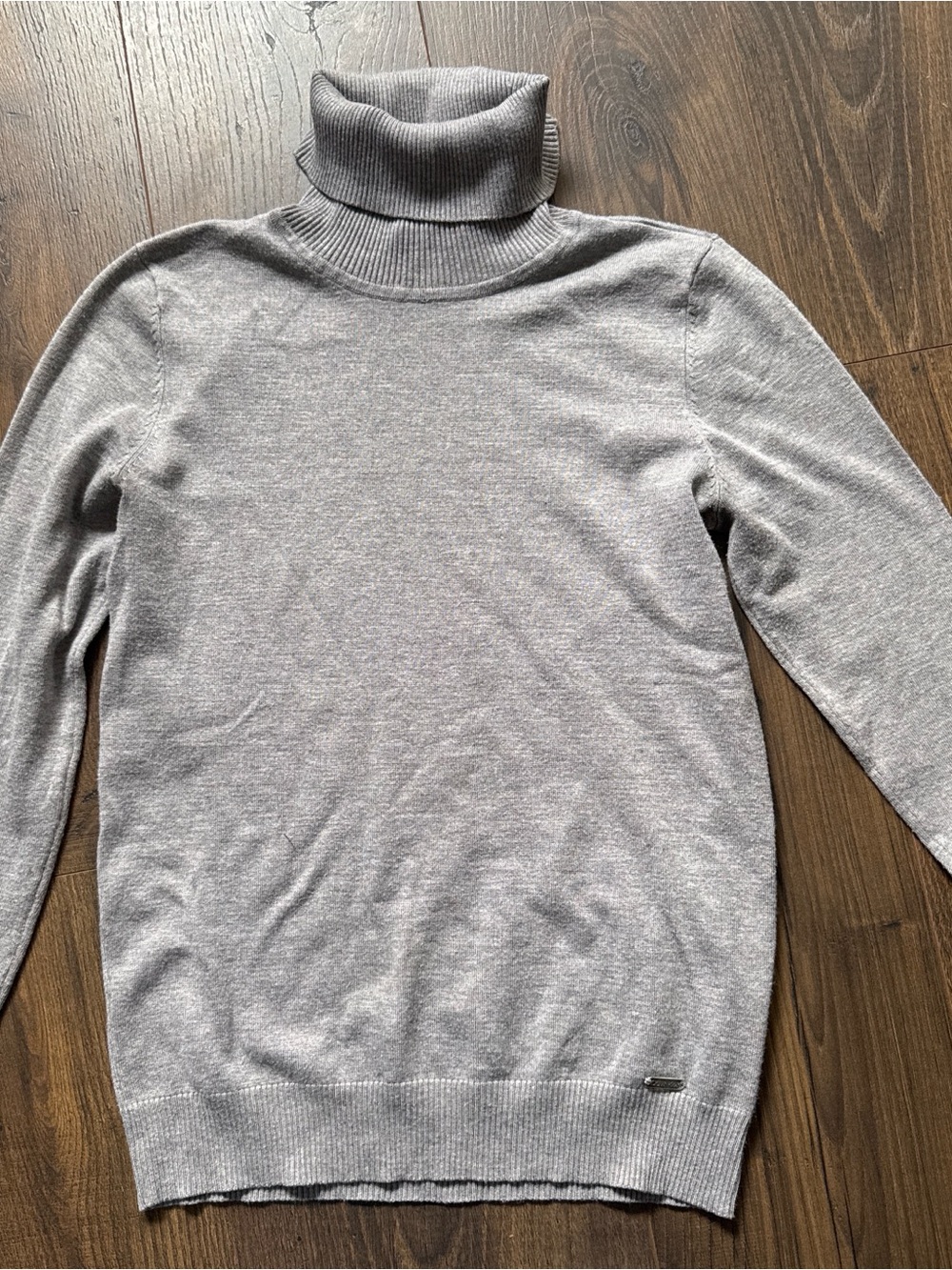 Calvin Klein Gray Turtleneck Sweater